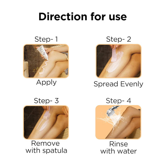 Astaberry Hair Removal cream, Ikin Diamond Hair Remover Cream - Hair Removal Cream for Women for all Skin types |Suitable for Legs, Underarms & Bikini Line 30g