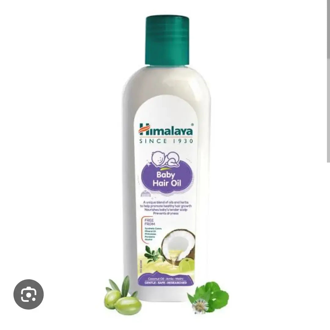 Himalaya Baby Hair Oil with Amla, Sesame & Coconut oil – 100ml | No.1 Doctor Prescribed Nourishing