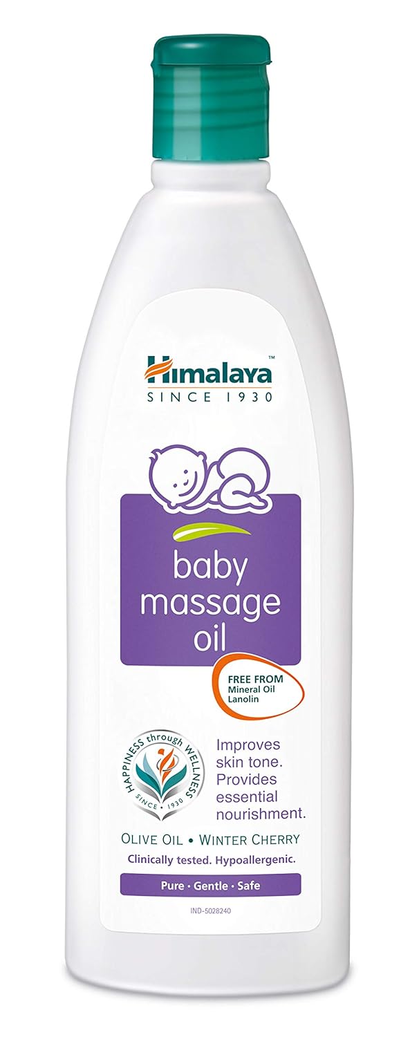 Himalaya Baby Massage Oil for Strong bones & muscles – 50ml | No.1 Doctor Prescribed