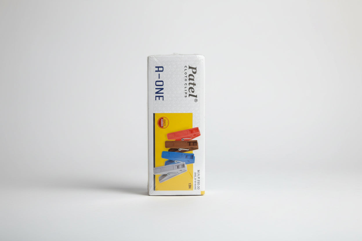 Cloth Clips (कपड़ा चिमटी) 12N in 1 packet
