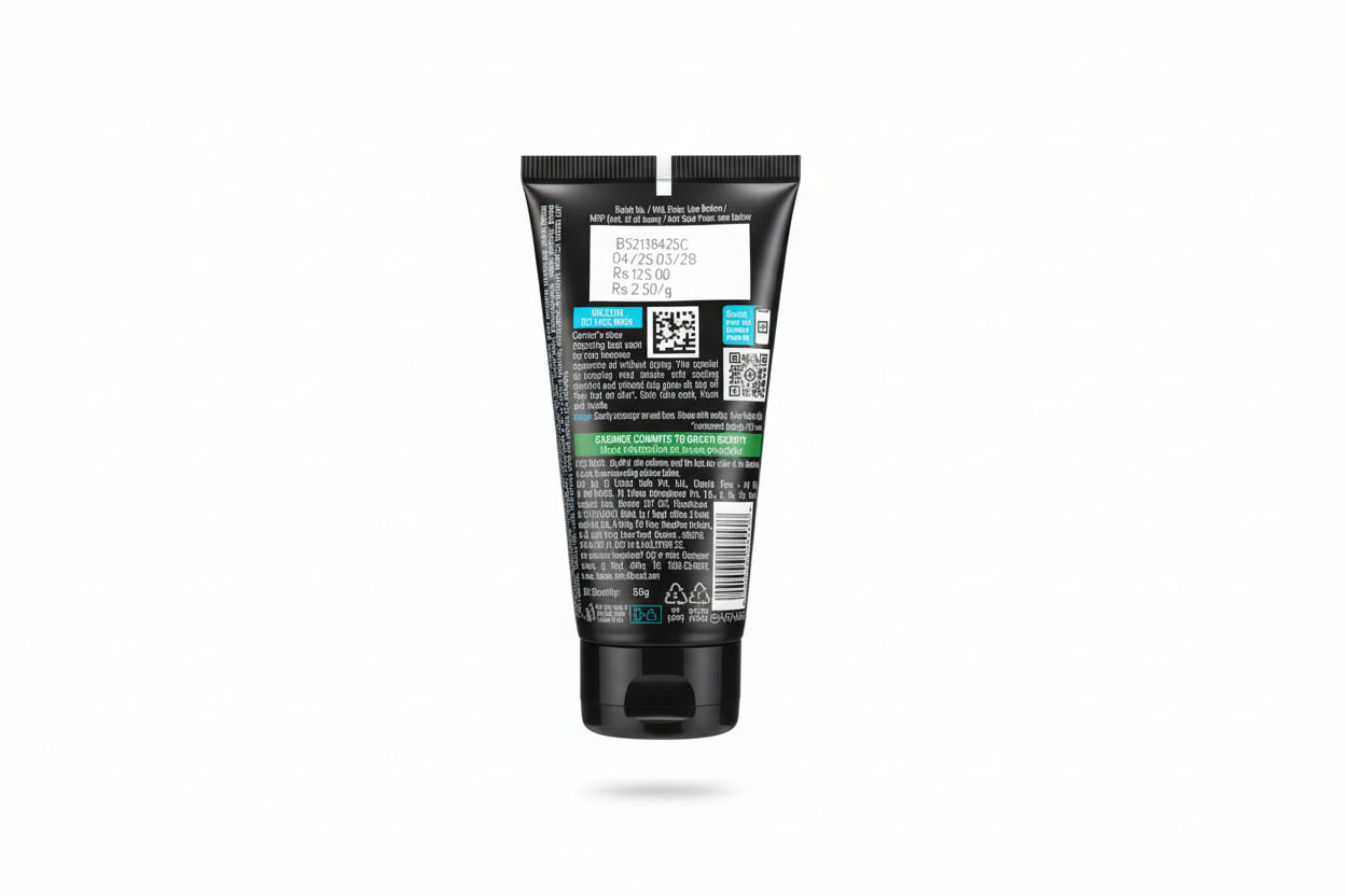 Garnier Men Oil Clear Clay D-Tox Facewash 50g