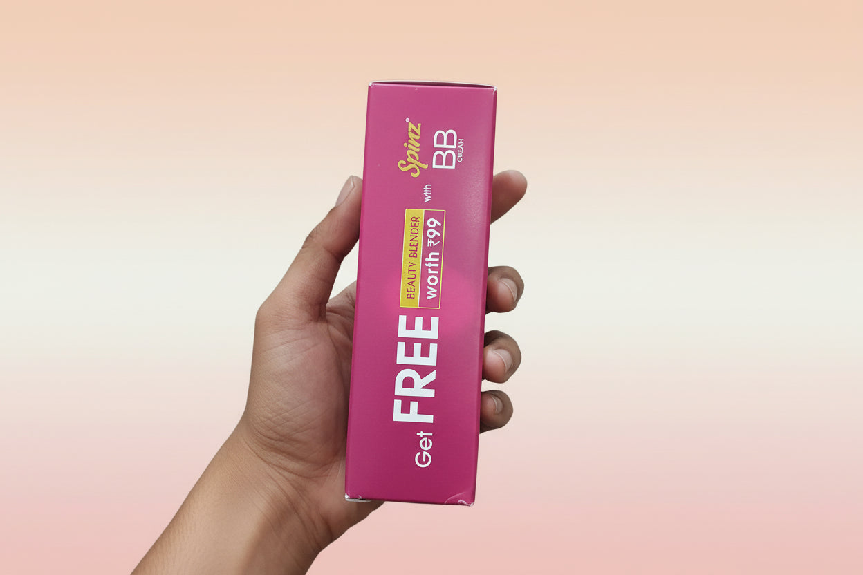 Spinz BB Cream + Beauty Blender Free worth ₹99