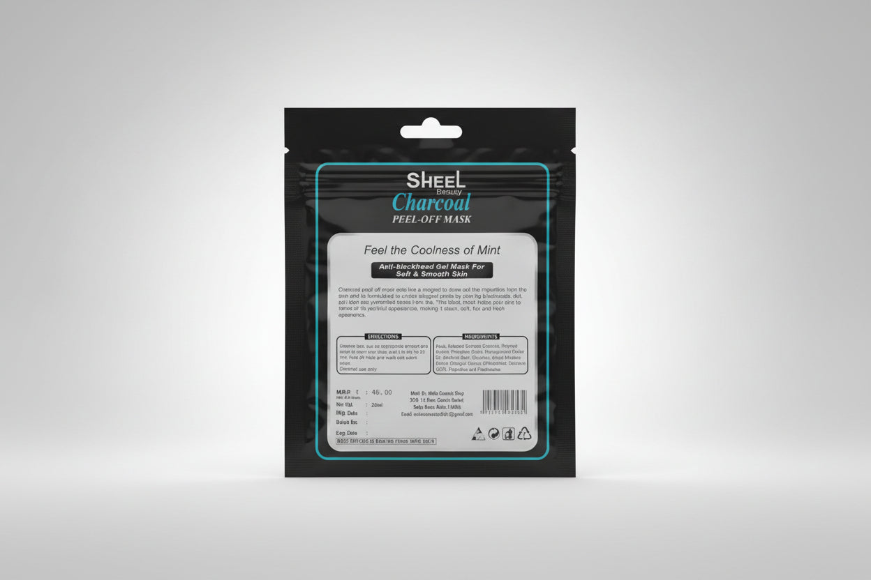 Sheel Charcoal peel off face mask 25ml