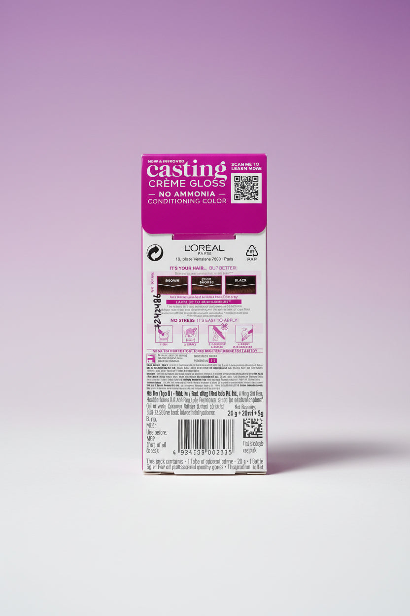 Loreal casting Cream Gloss Hair Colour Burgundy 316, 45g