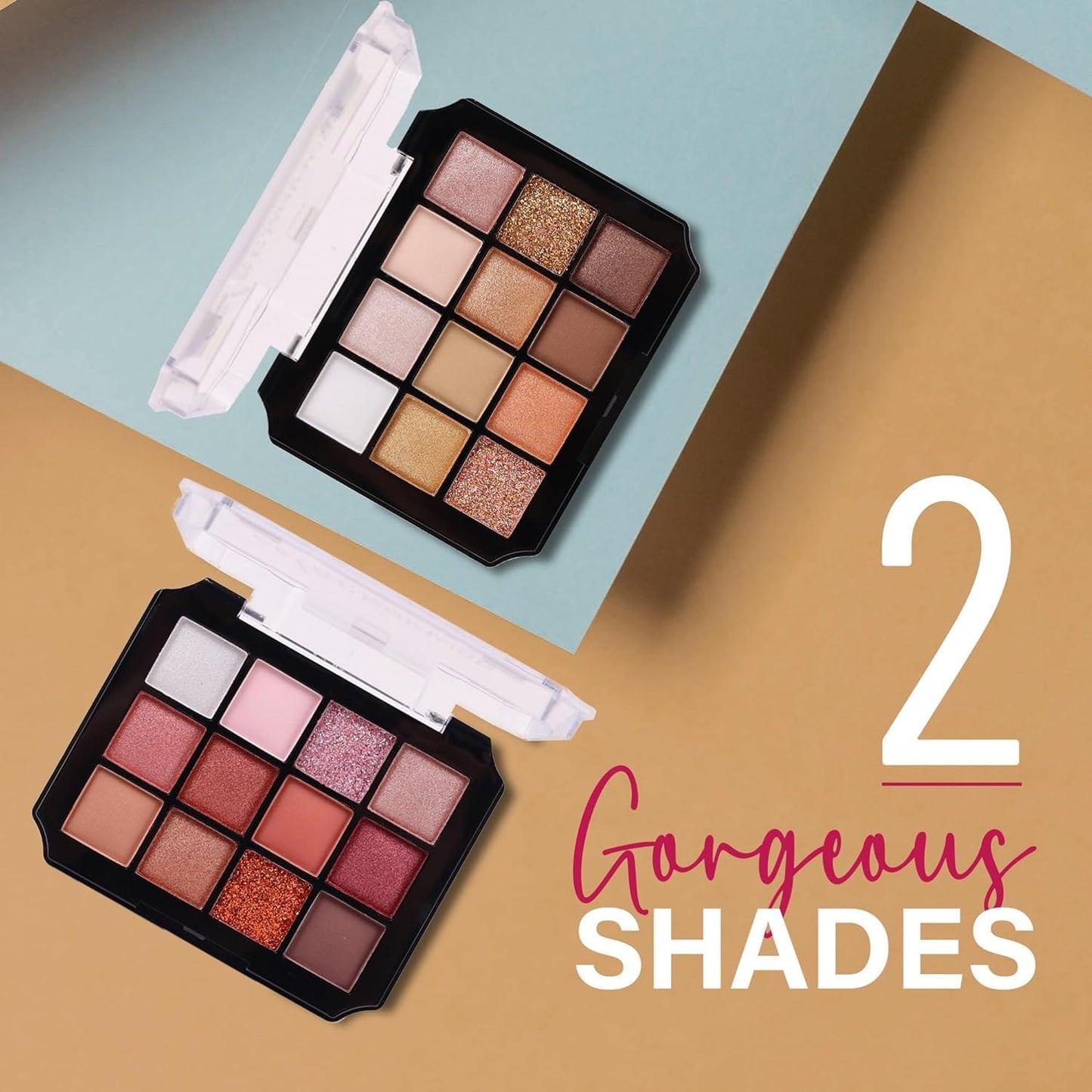 Color Balance Eyeshadow Palette | Matte,Shimmery & Glitter Eye Shadow Palette For Face Makeup (03, 24.4g) SH-7711-SS