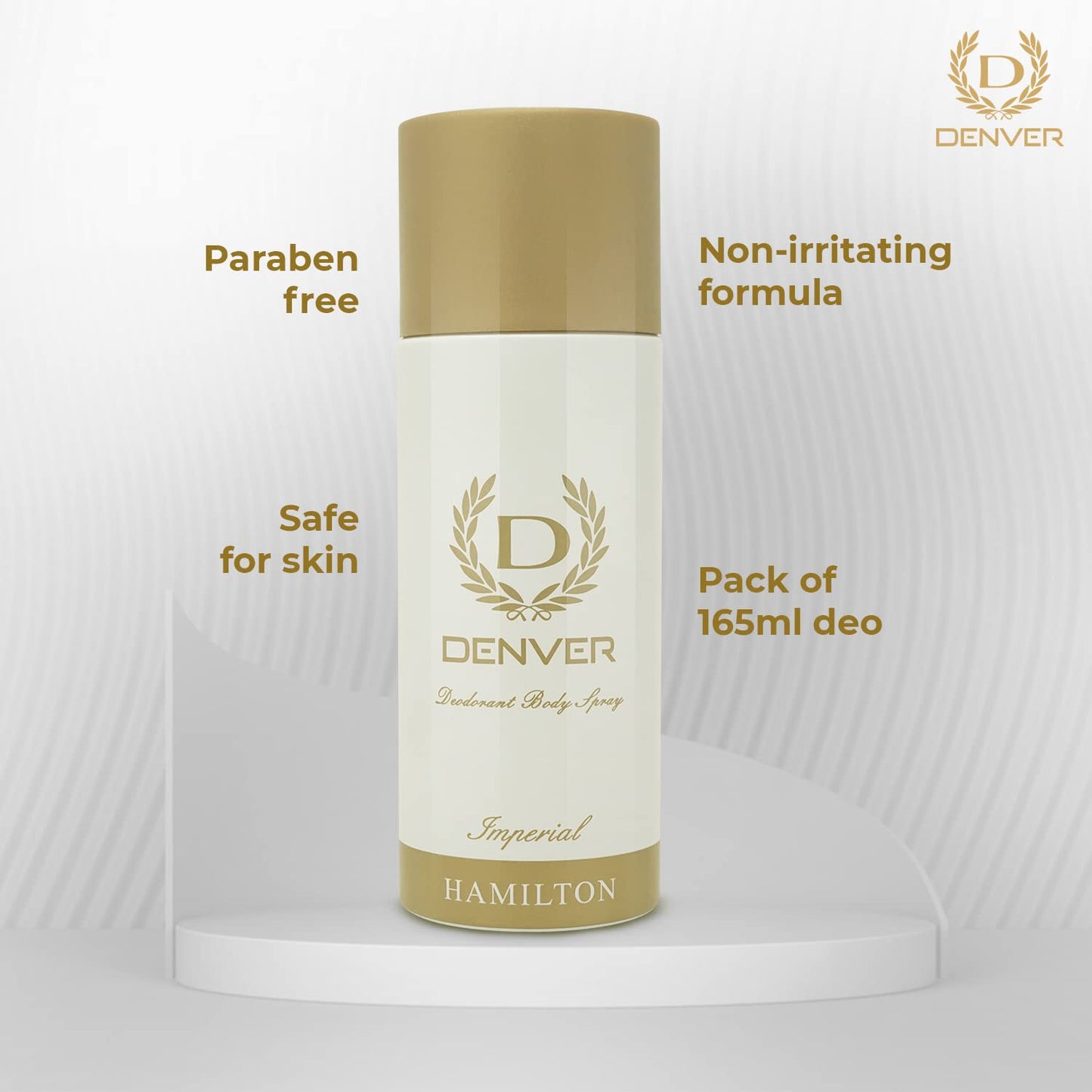 DENVER Imperial Deodorant - 150ML | Long Lasting Deo Body Spray for Men