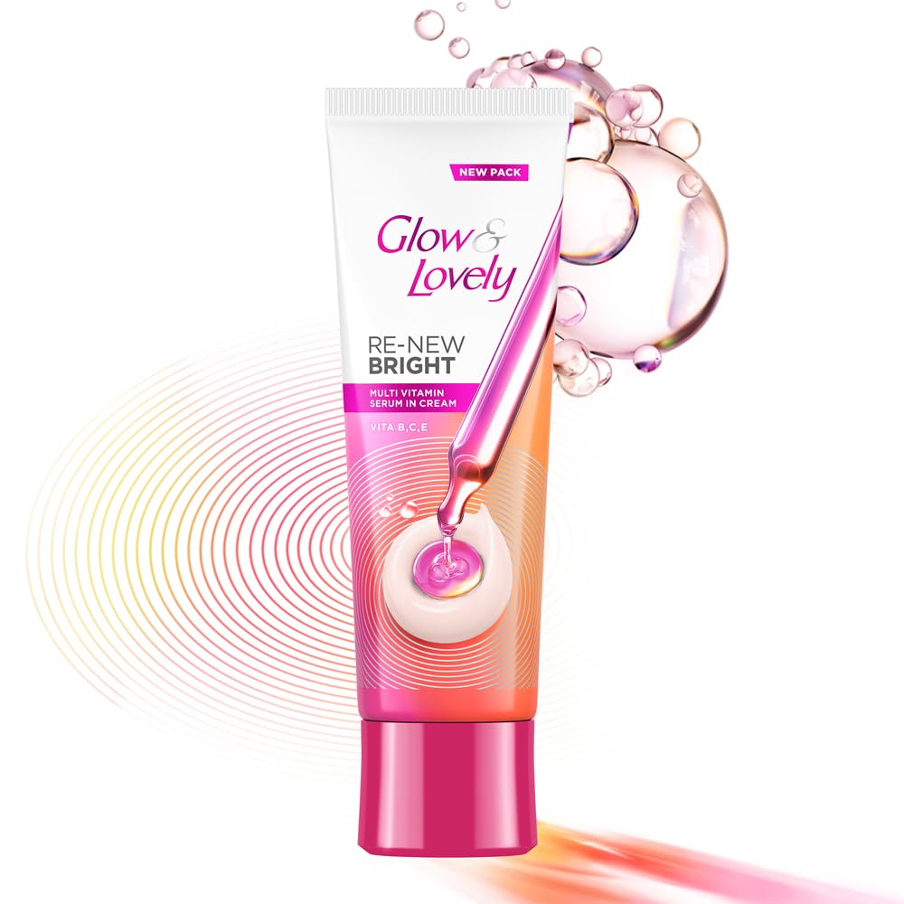 Fair & Lovely Is Now Glow and Lovely Renew Bright Multivitamin Serum in Cream 50g