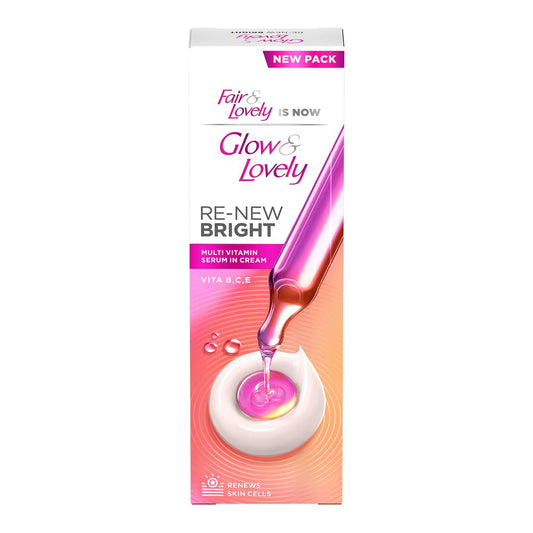 Fair & Lovely Is Now Glow and Lovely Renew Bright Multivitamin Serum in Cream 50g
