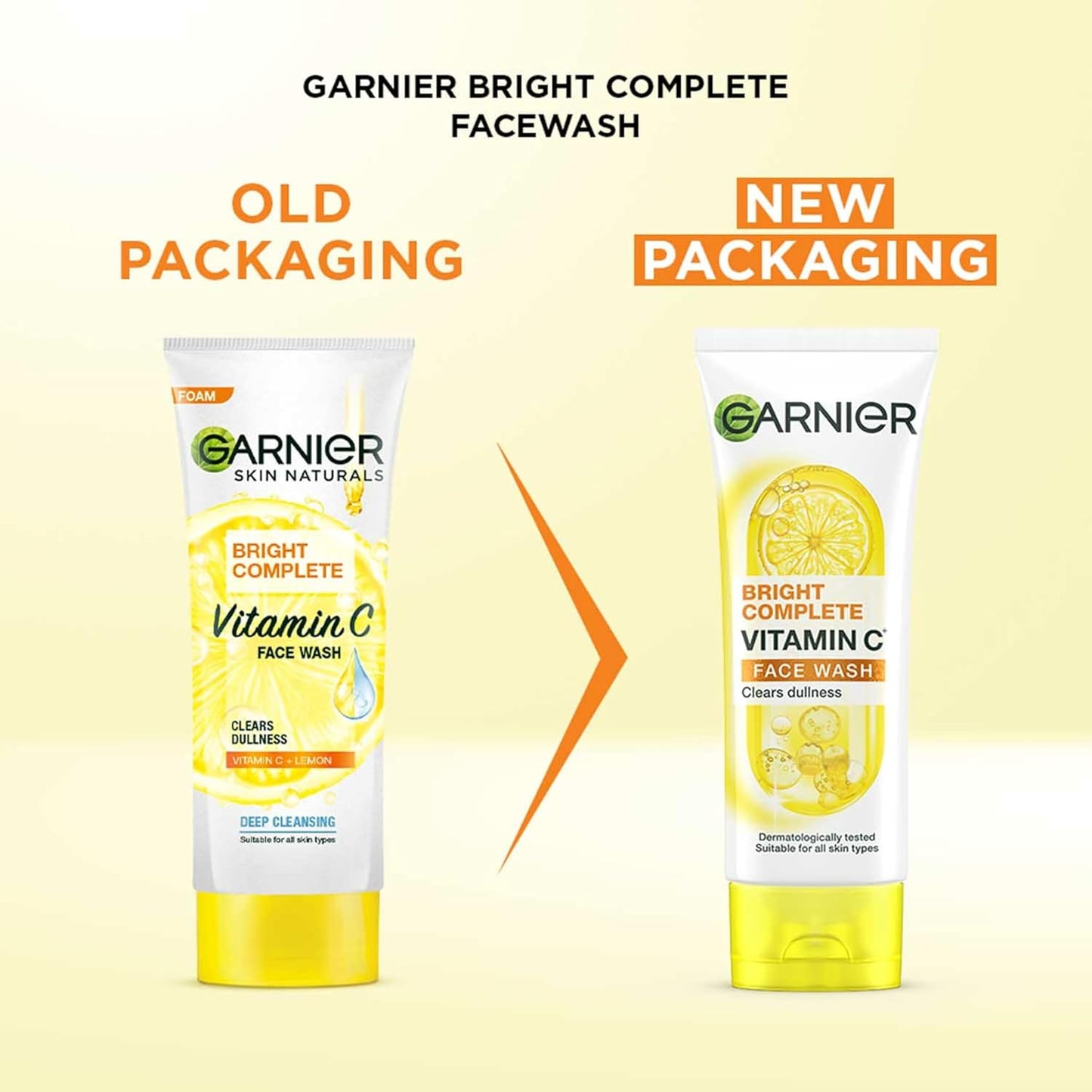 Garnier vitamin c face wash