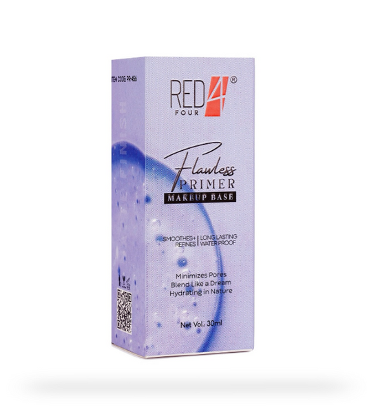 RED4 Flawless Primer | Makeup Base | Minimize Pores | Long Lasting | Waterproof | Smoothens Refines