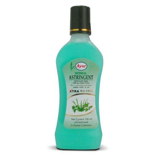 Ayur Herbals Astringent 100ml : Ayur Herbal Moisturizer Astringent Skin Toner Cleansing Body Care Lotion with Aloe Vera, Pack of 1, 100ml (3. 3 Oz)