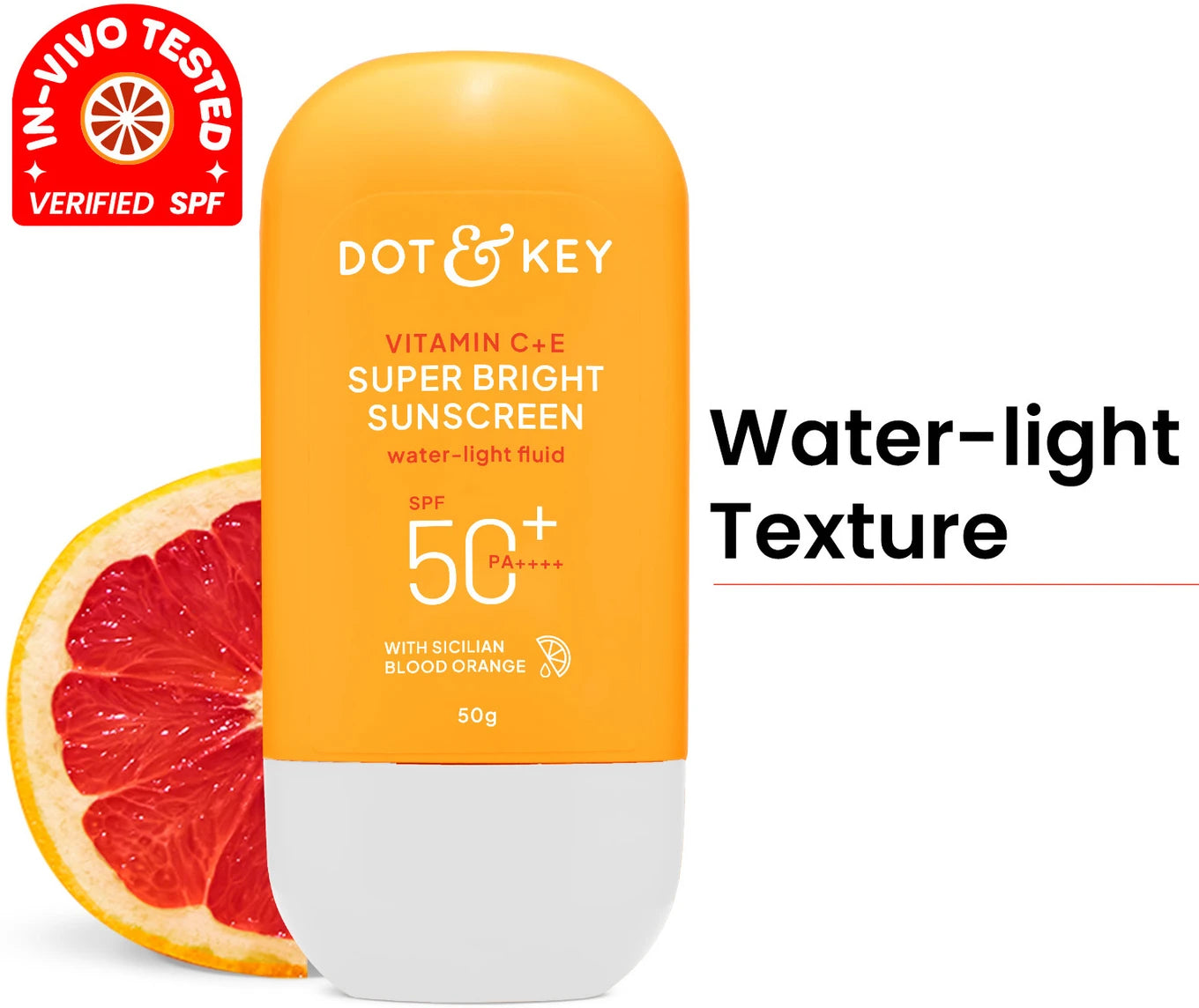 DOT & KEY VITAMIN C+E SUPER BRIGHT SUNSCREEN SPF50PA++++ 50G