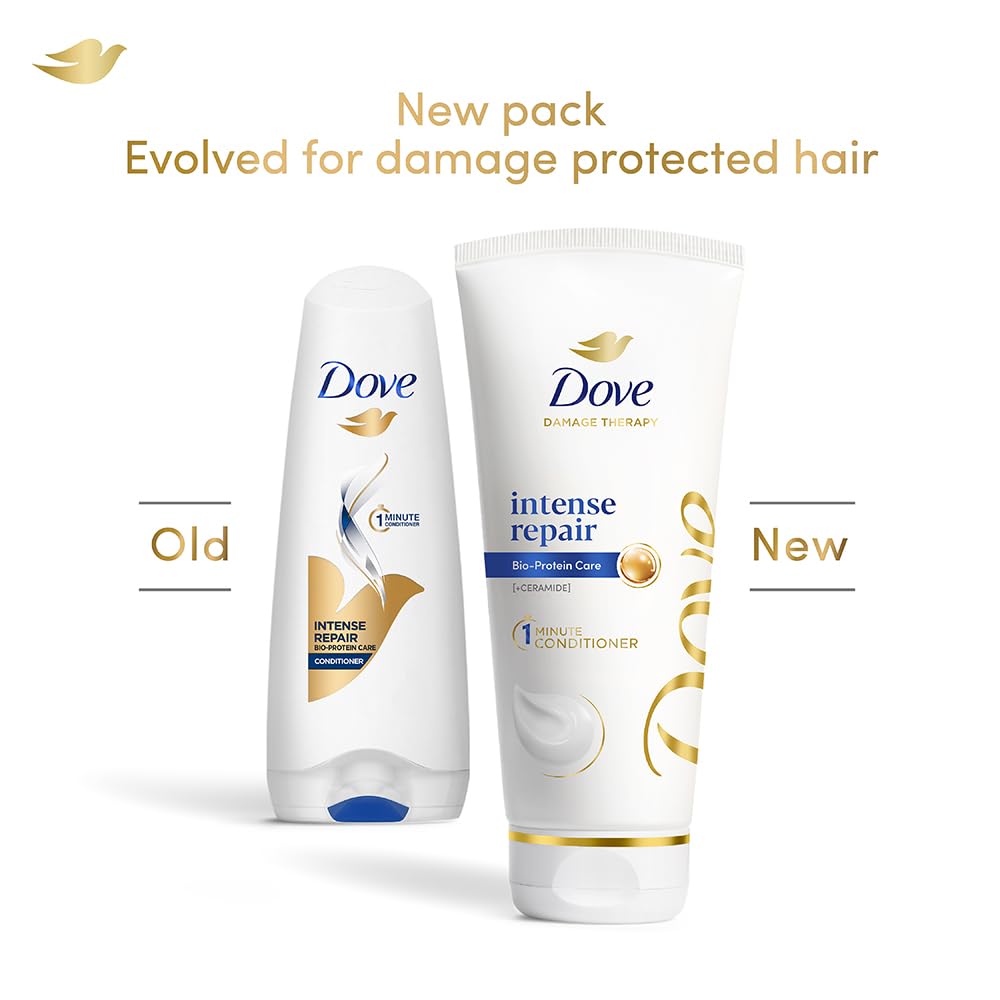 Dove Intense Repair Conditioner 200 ml|| With Keratin Actives to Smoothen Dry and Frizzy Hair - Deep Conditions Damaged Hair for Men & Women
