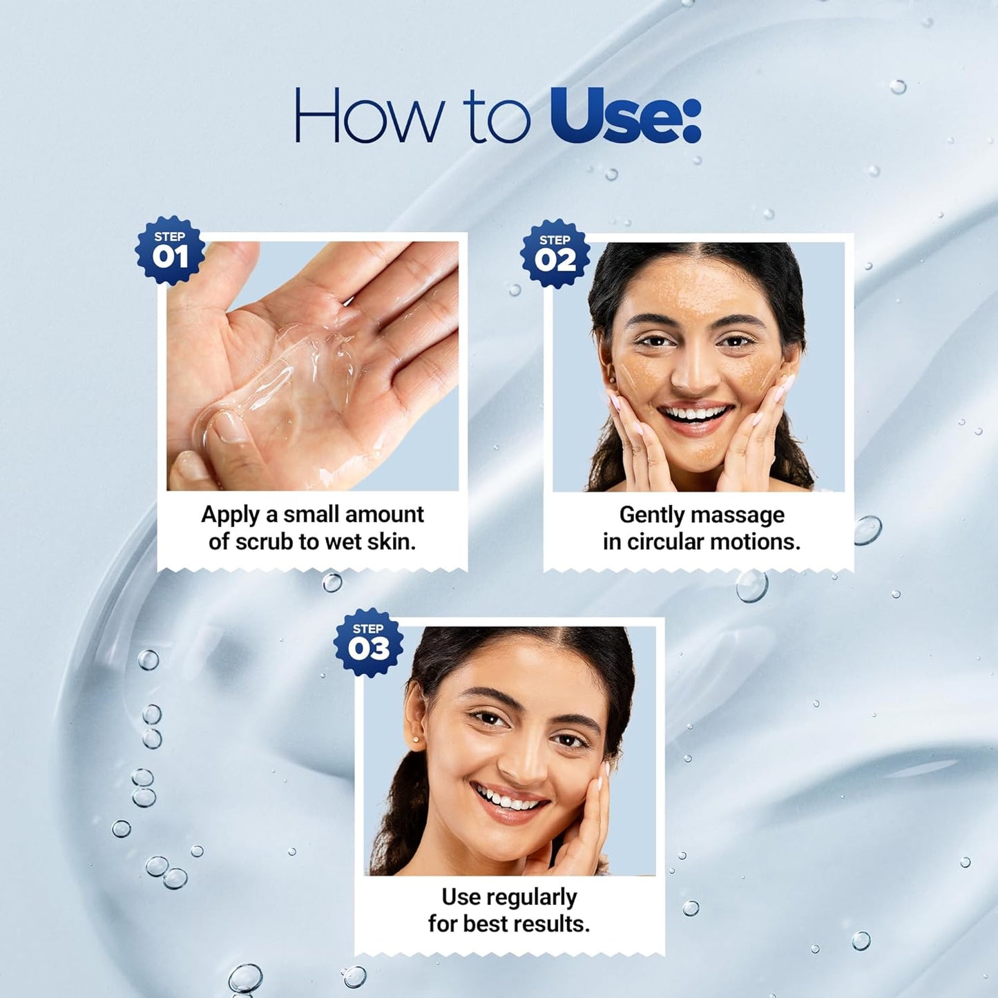 Hilary Rhoda Face & Body Cleansing Scrub Gel | Dead Skin Removing Cleansing Scrub Gel | Gently Exfoliates Skin Cells | Removes Dirt & Oil | 100ml