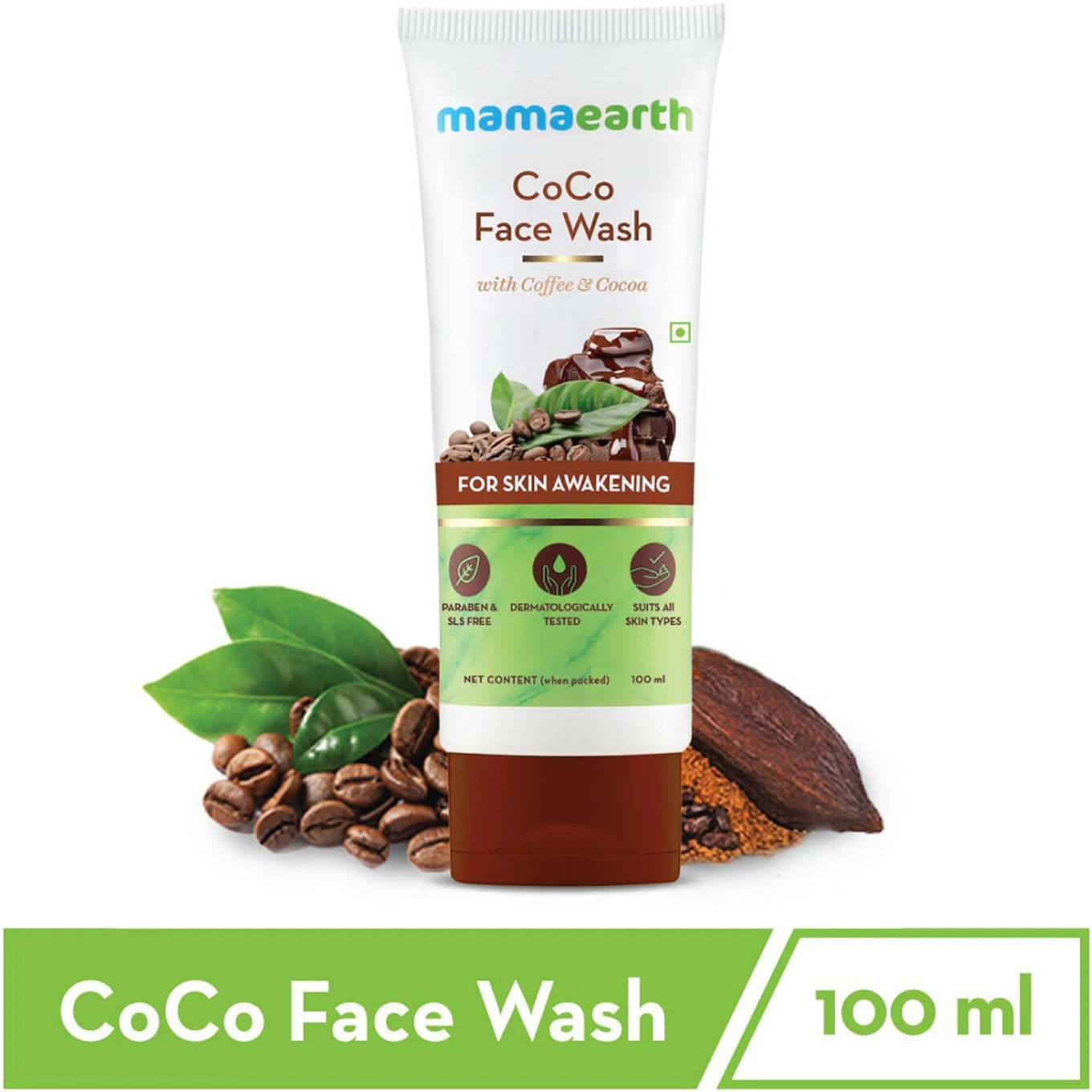 MamaEarth CoCo Facewash for Skin Awakening�with Coffee & Cocoa Face Wash (100 ml)