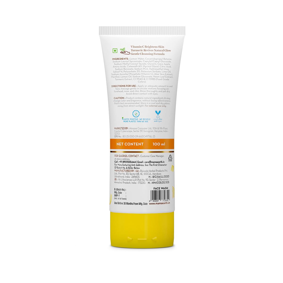 Mamaearth Vitamin C Face Wash
