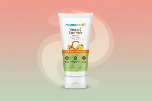 Mamaearth Vitamin C Face Wash with Vitamin C and Turmeric | Brightens Skin | Evens Skin Tone | 50 ml