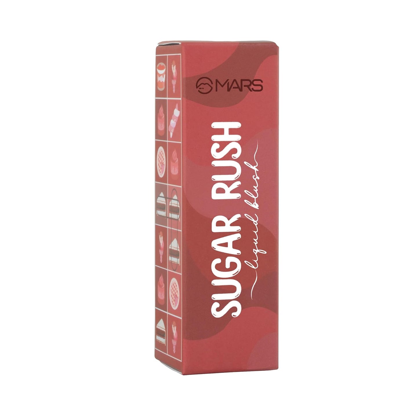 MARS Sugar Rush Liquid Blush (03-RED VELVET) | High-Pigmentation | Lightweight Formula | Dewy Matte Finish | Long-Lasting | Smooth Radiant Glow | Easy Doe-Foot Applicator (4.5ml)