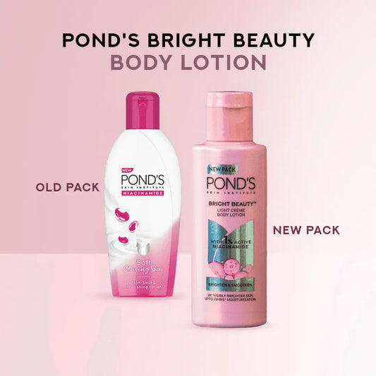 pond's bright beauty light crème body lotion 100 ml