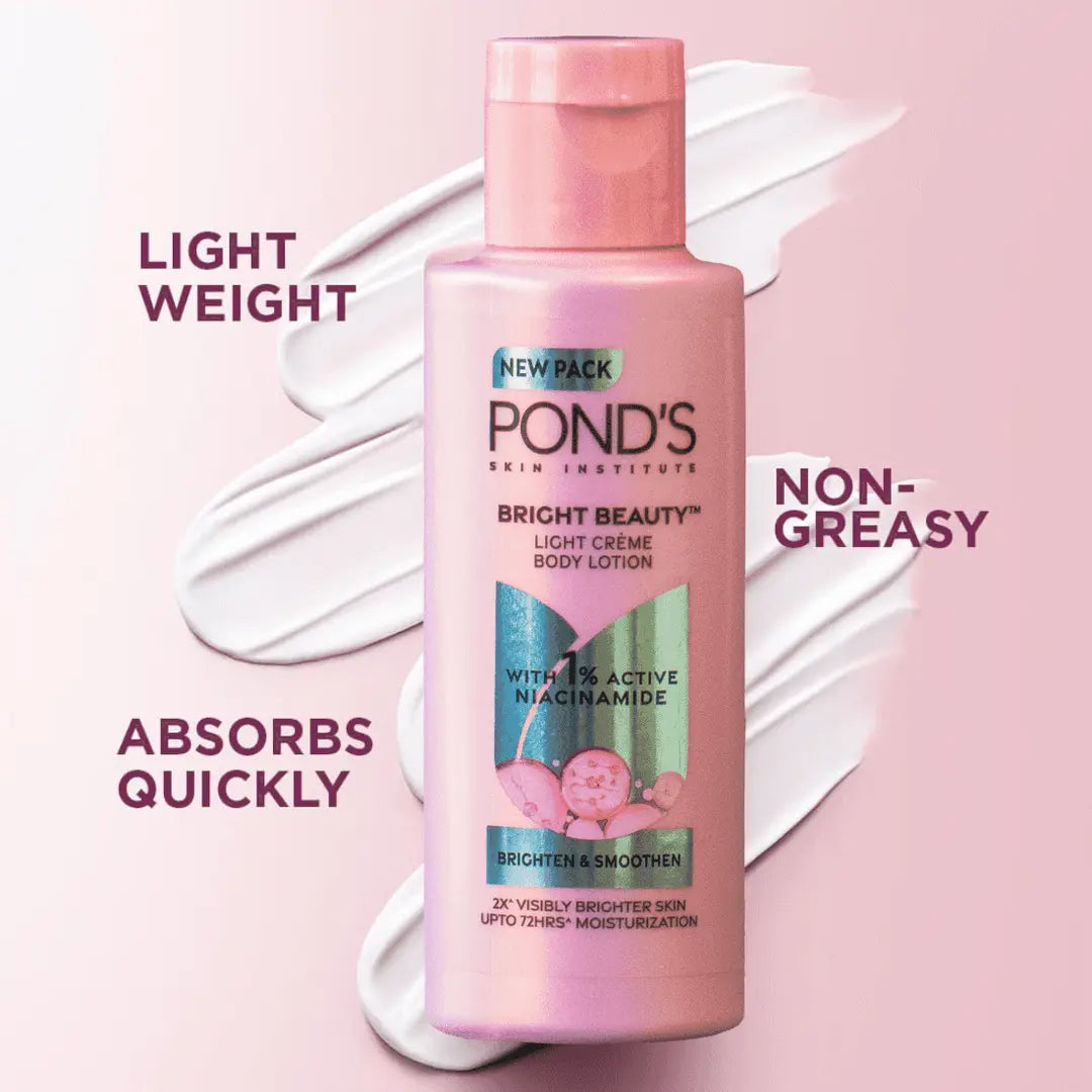 pond's bright beauty light crème body lotion 100 ml