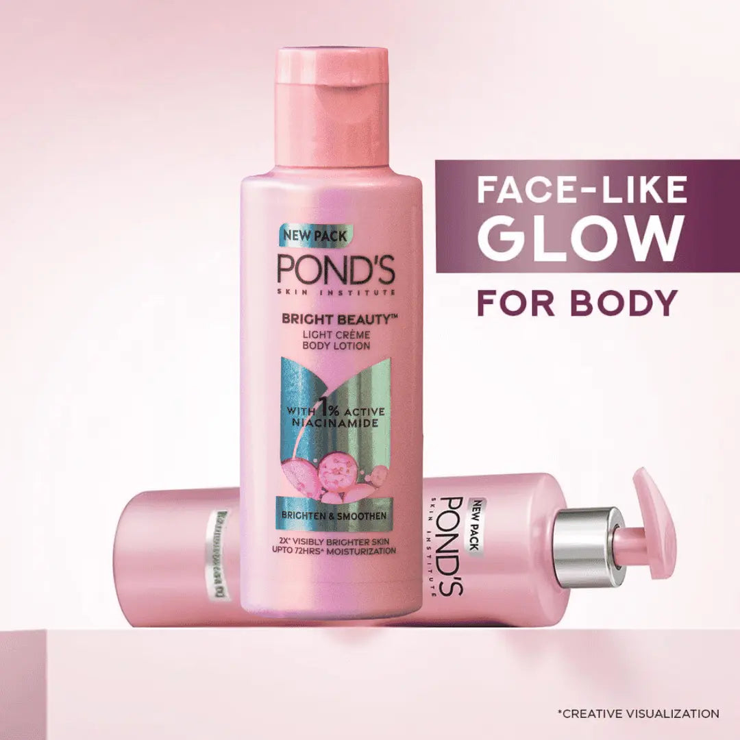 pond's bright beauty light crème body lotion 100 ml