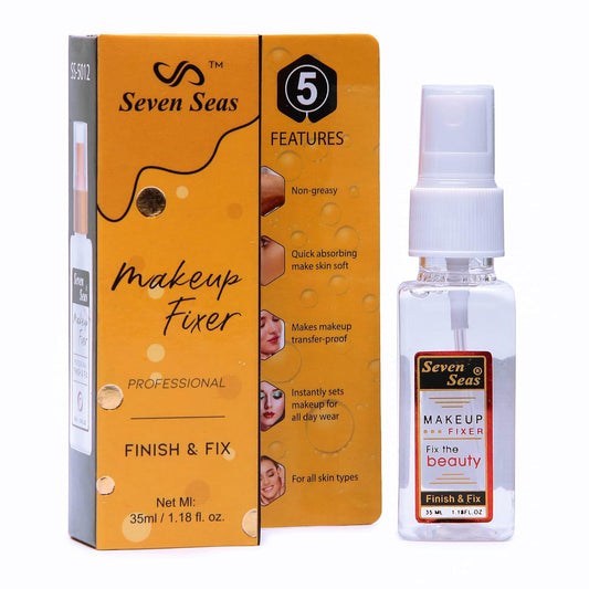 RED4 Seven Seas Makeup Fixer Professional Finish & Fix Spray 35ml for Girl and Women