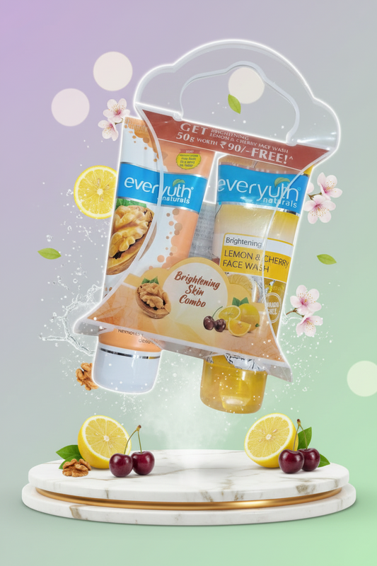 Everyuth Naturals Exfoliating Walnut Scrub + facewash Free, 50 + 50g = 100g