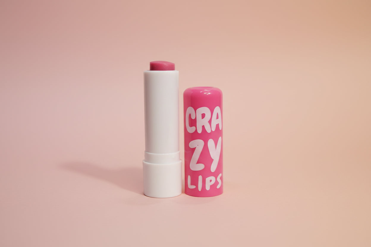 Crazy Lips Lip Balm light pink colour