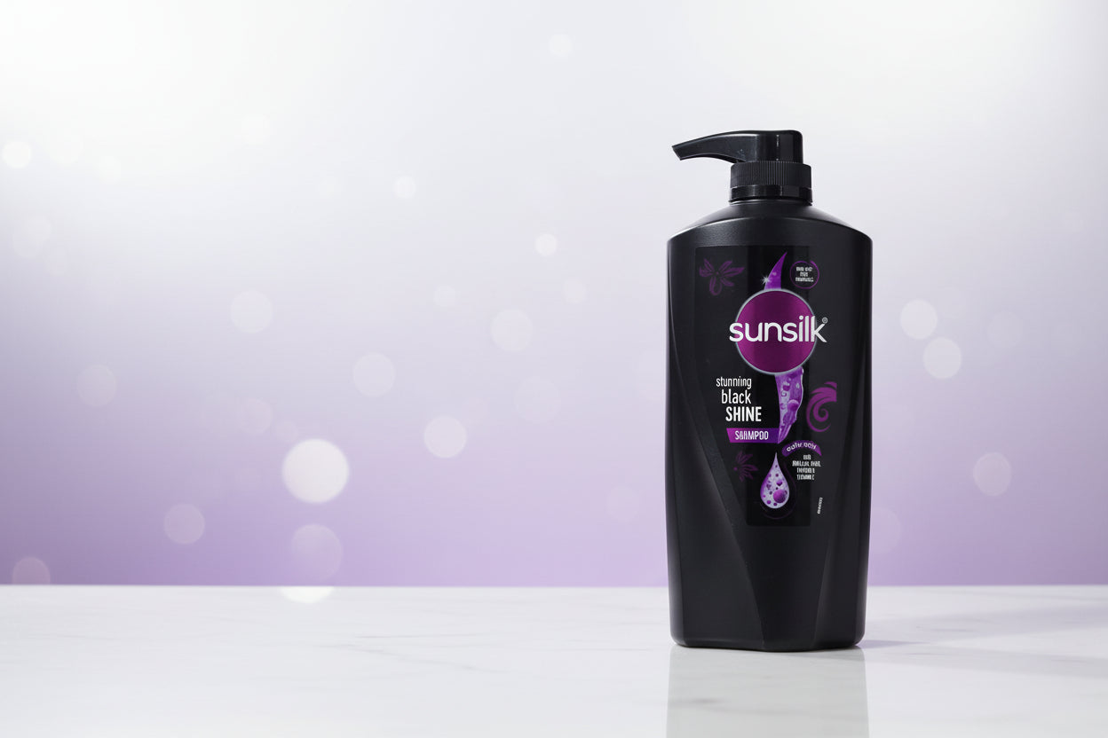 Sunsilk Stunning Black Shine Shampoo (650ml)