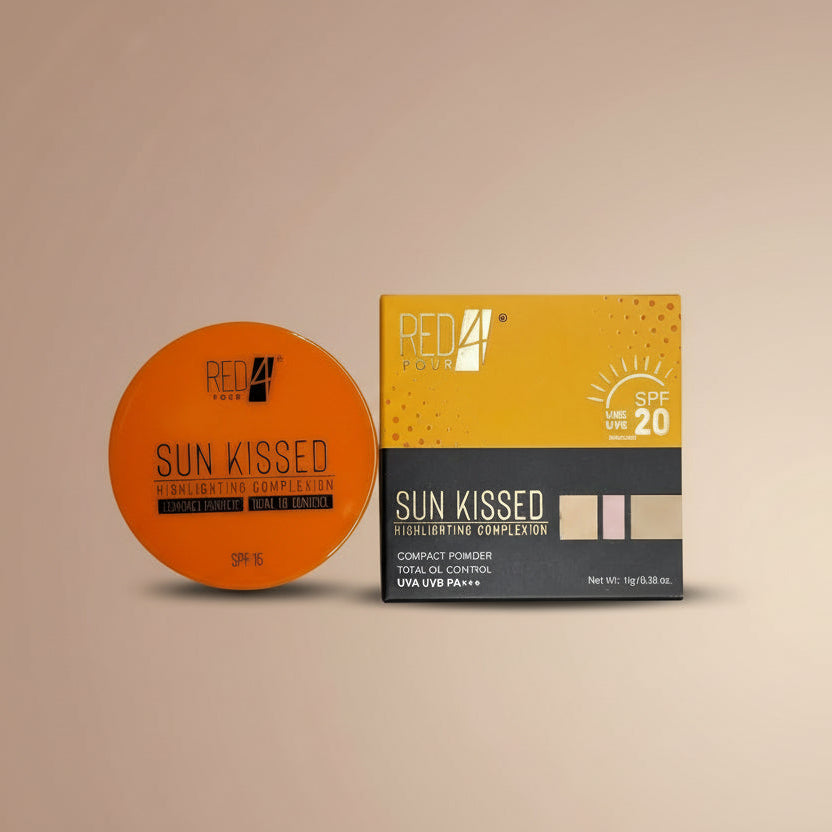RED4 Sun Kissed Compact Face Powder