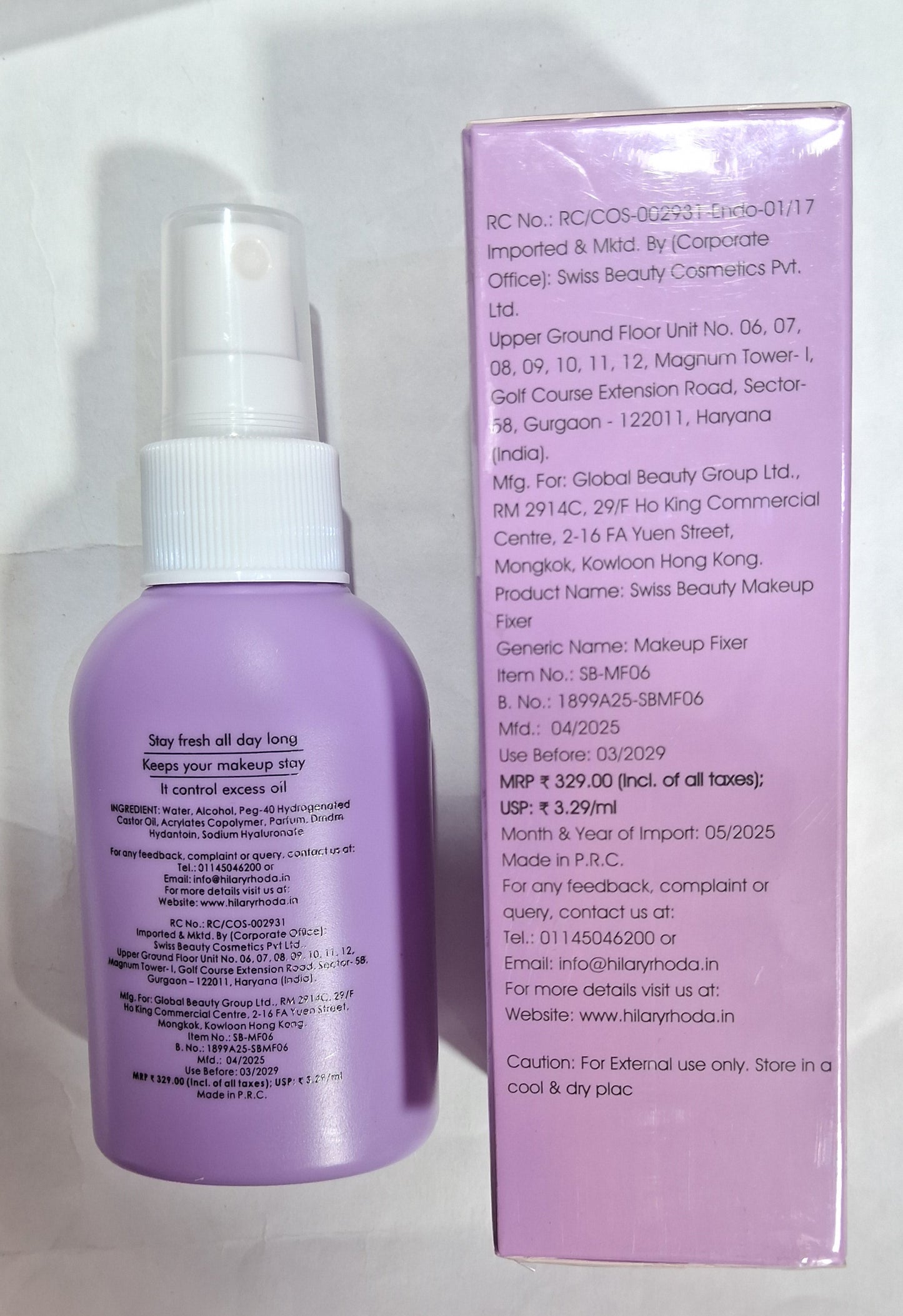 Swiss Beauty Makeup Setting Spray