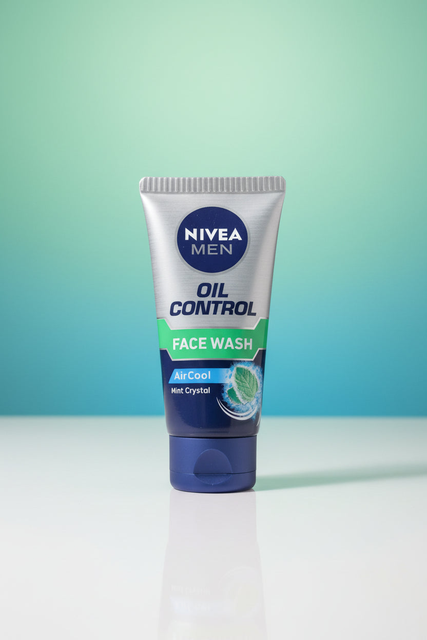 Nivea Men Oil Control Facewash 50g aircool mint crystal