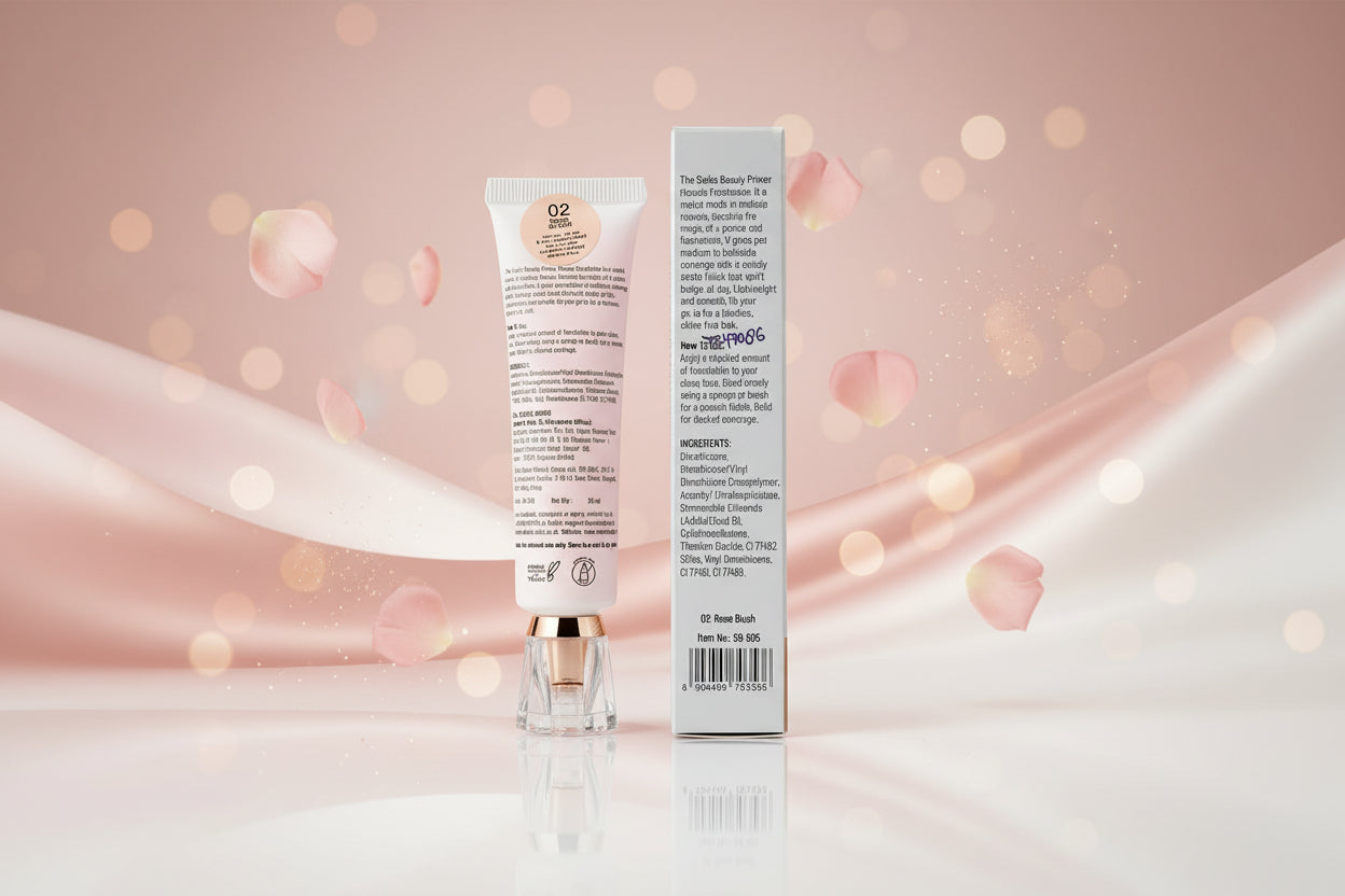 Swiss Beauty PRIMER MOUSSE FOUNDATION 2 IN 1 FORMULA Velvety Matte Finish Weightless Feel