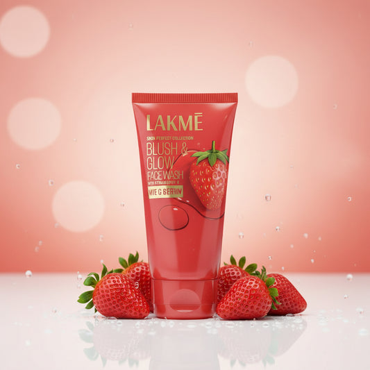 Lakme BLUSH & GLOW STRAWBERRY FACEWASH 50g
