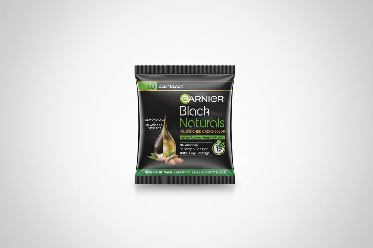 Garnier black naturals hair color black (1.0) Deep Black