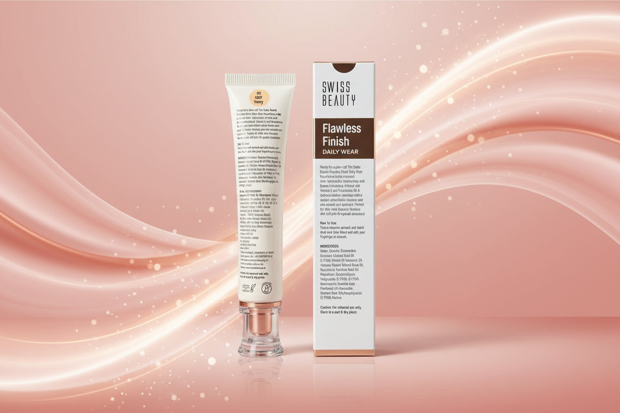 Swiss Beauty Flawless Finish Daily Wear Lightweight Foundation Shades- (1,2,3,4)