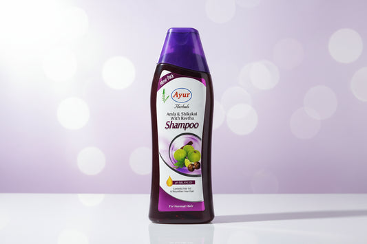 Ayur herbals amla&shikakai with Réetha shampoo (500ml)