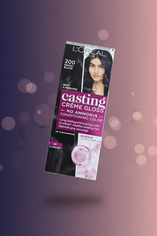 Loreal casting Cream Gloss Hair Colour Black 200, 45g