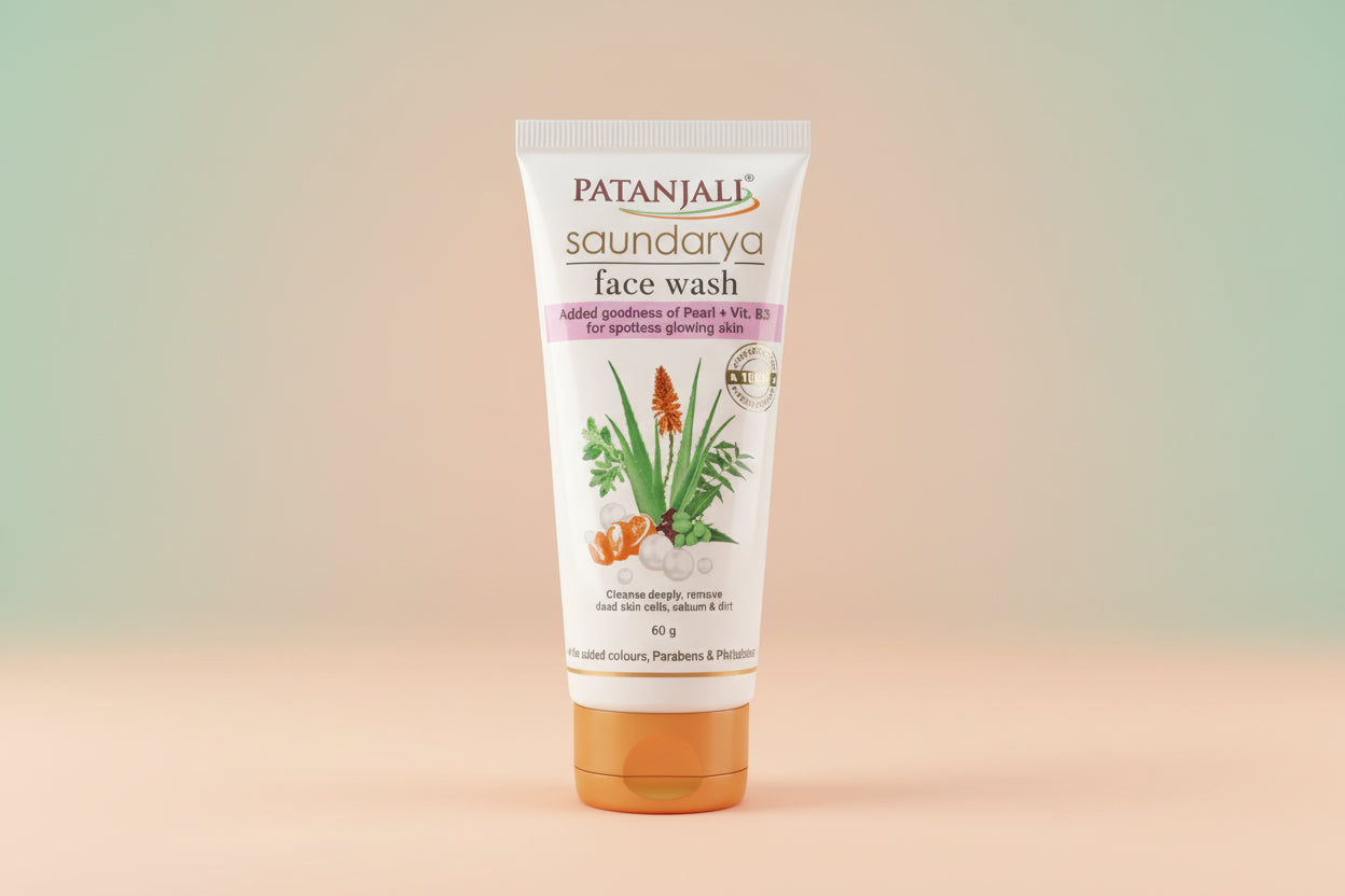 Patanjali Saundarya Face Wash 60g