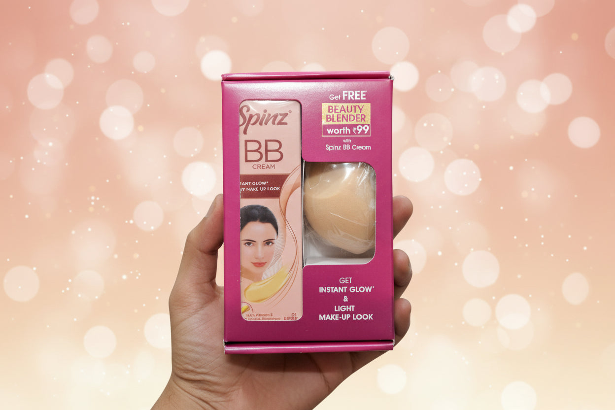 Spinz BB Cream + Beauty Blender Free worth ₹99