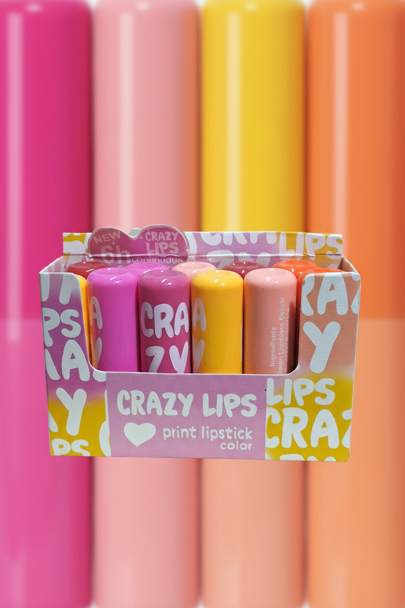 Crazy Lips Lip Balm light pink colour