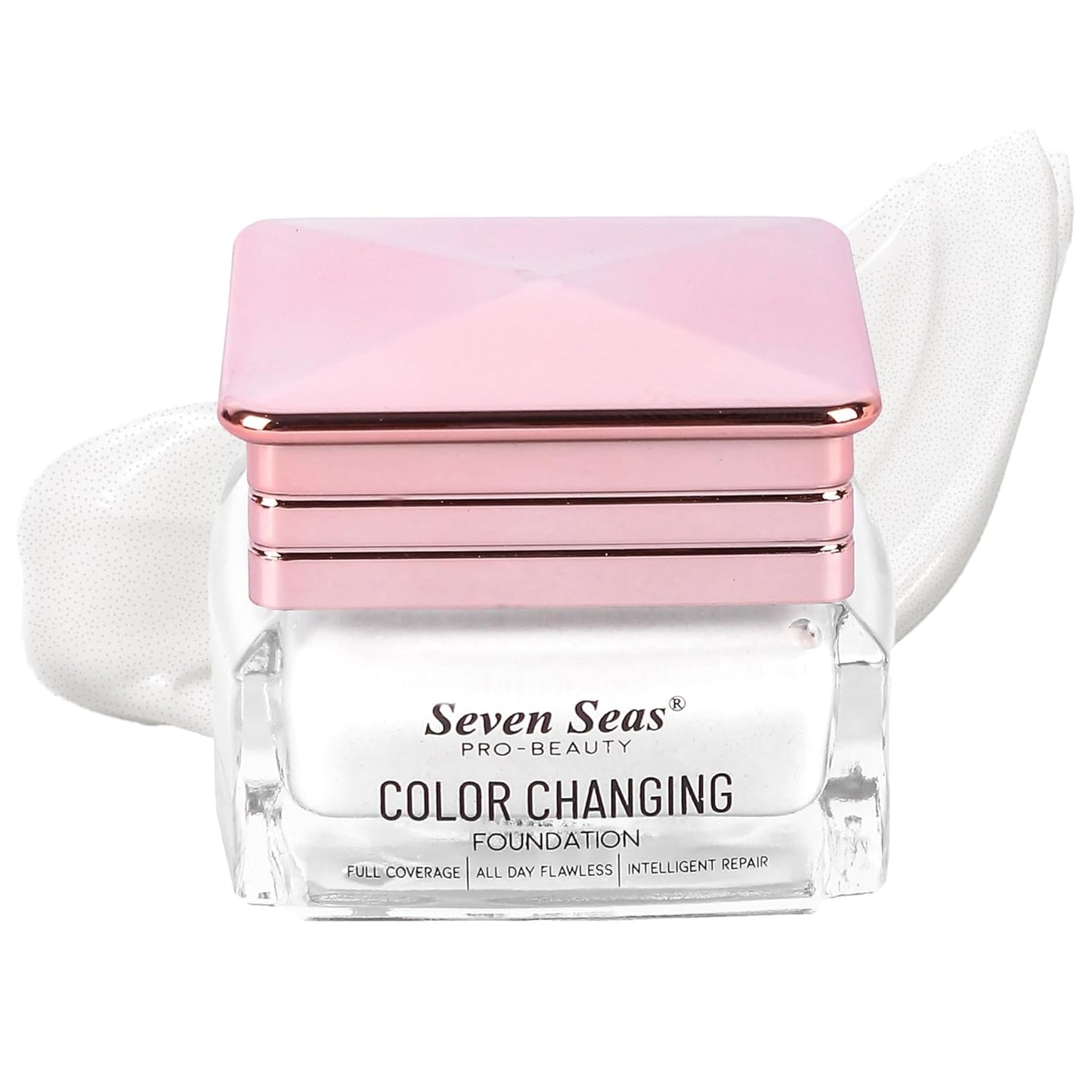 Seven Seas Color Changing Foundation - 30g | Flawless Color Changing Foundation with Satin Finish | Long Lasting Waterproof