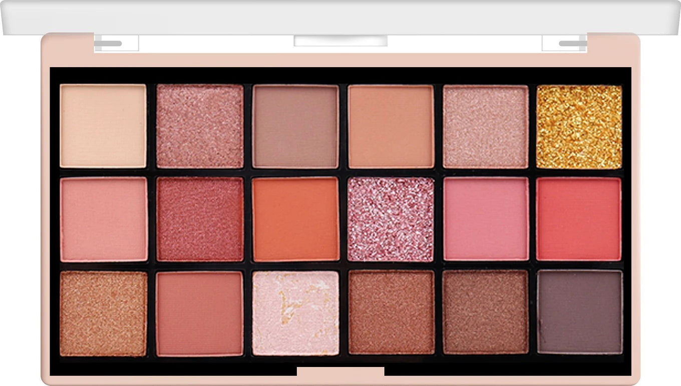 Seven Seas Nude Dust Eye Shadow Makeup Kit Matte & Shimmer Finish Eye Shadow Palette For Face Makeup (02, 48g)