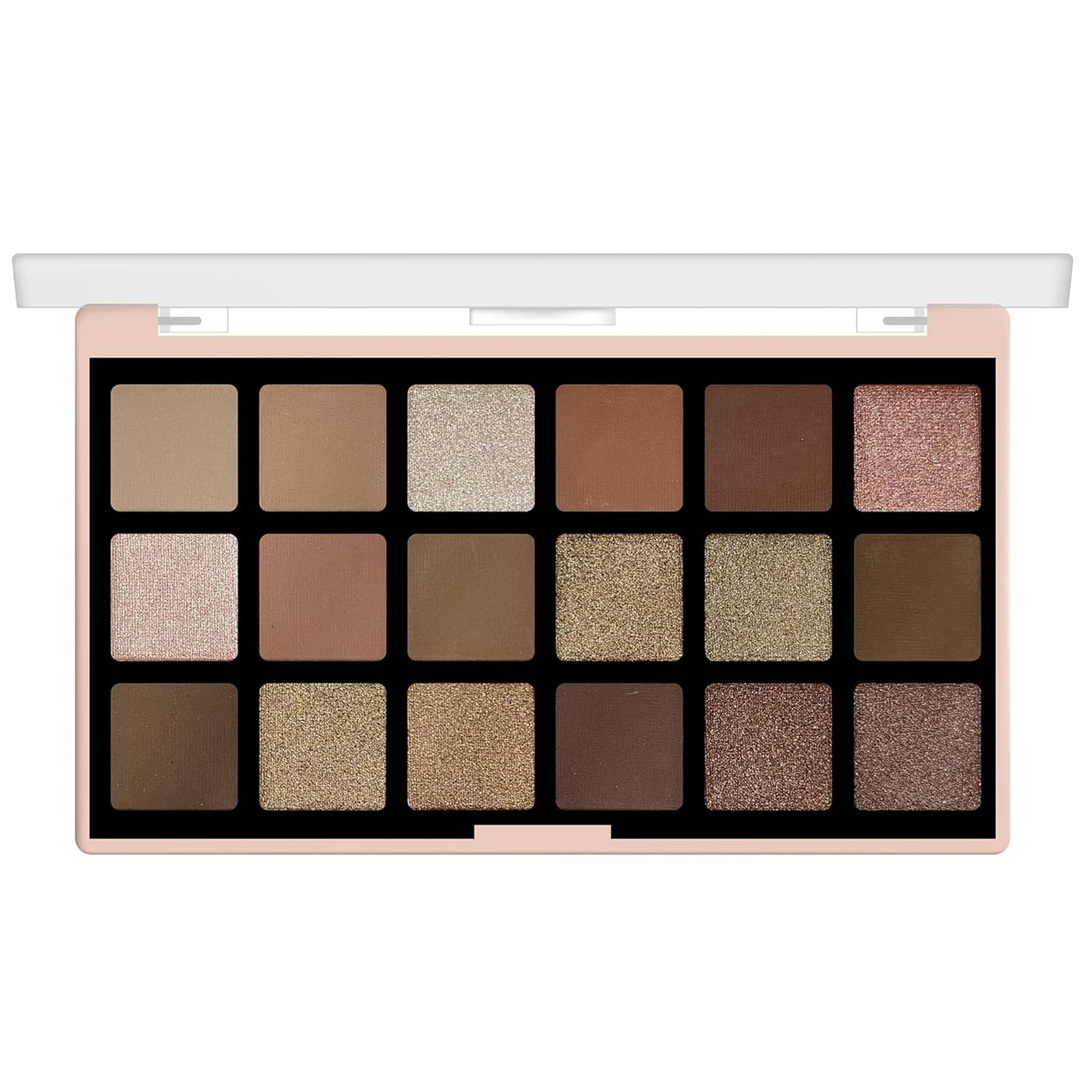 Seven Seas Nude Dust Eye Shadow Makeup Kit Matte & Shimmer Finish Eye Shadow Palette For Face Makeup (01, 48g)