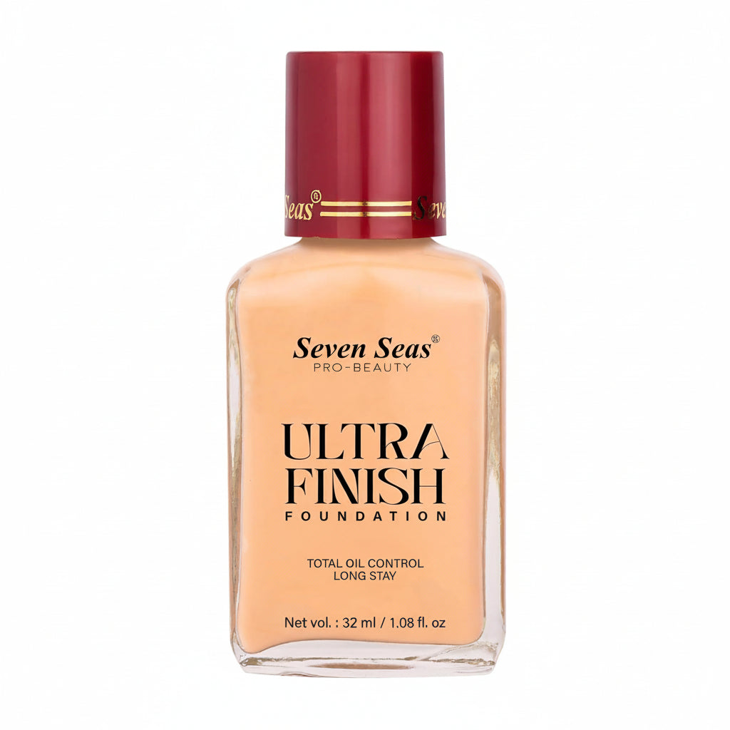 Seven Seas Total Oil Control Long Stay Ultra Finish Foundation (Natural, 32g)