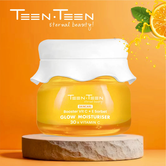 Teen.Teen Booster Vitaminc & E Sorbet, Glow Moisturiser & Brightnes , 30x Vitaminc 55g