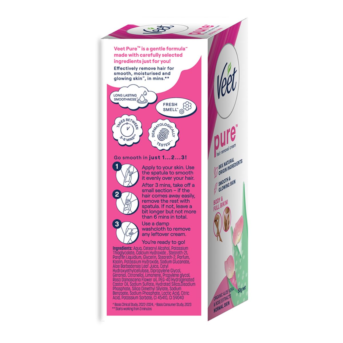 Veet Silk & Fresh Hair Removal Cream, Normal Skin - 30g